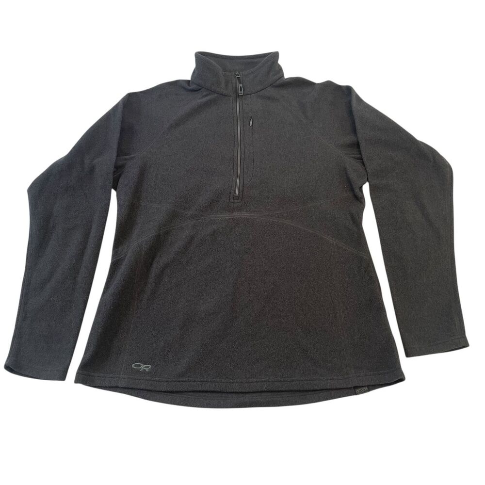 Outdoor Research Soleil Fleece Womens XL Charcoal Quarter Zip Pullover